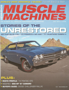 HEMMINGS MUSCLE MACHINES 2016 JULY - L78, SD-455, HOT Y-BLOCK, HEMI